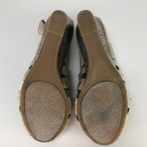 STEVE MADDEN "Crazzy" platform wedge strap sandal - SZ 6 - Picture 8 of 9